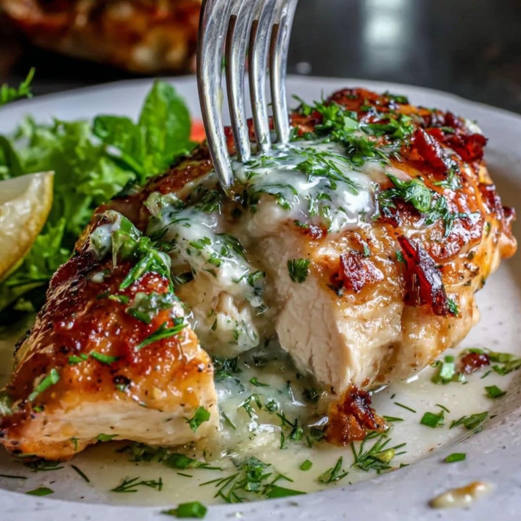 Healthy Chicken With Lemon Dill Sauce