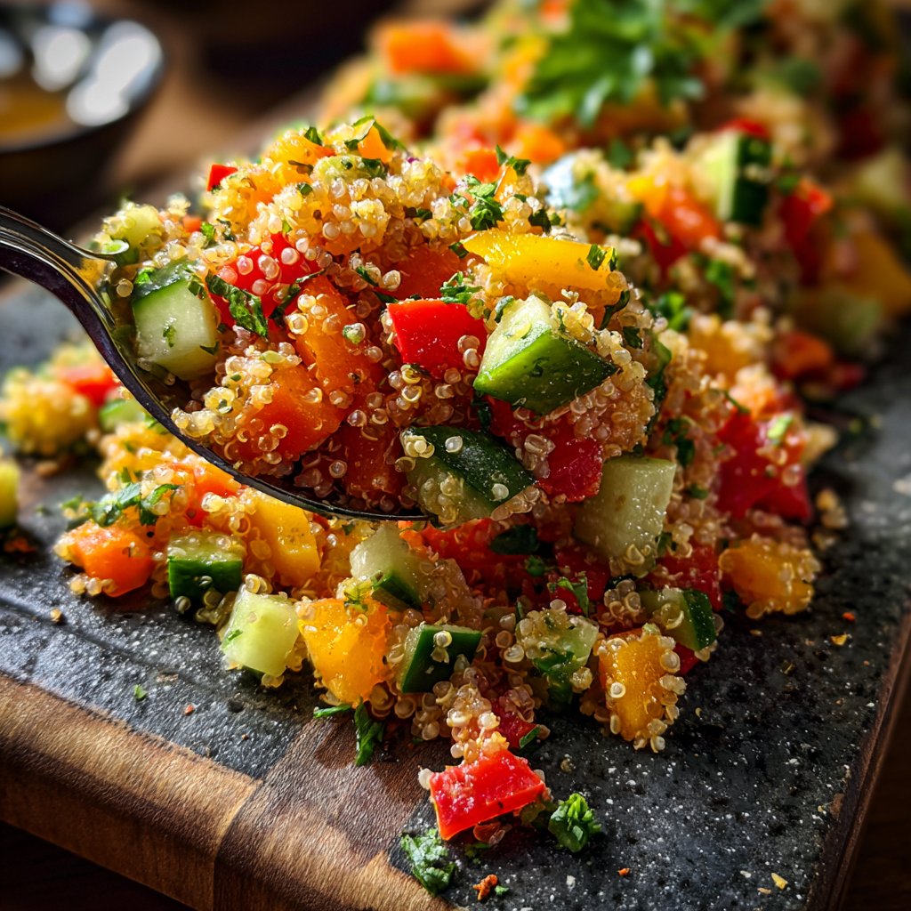 Easy Quinoa Salad Lunch
