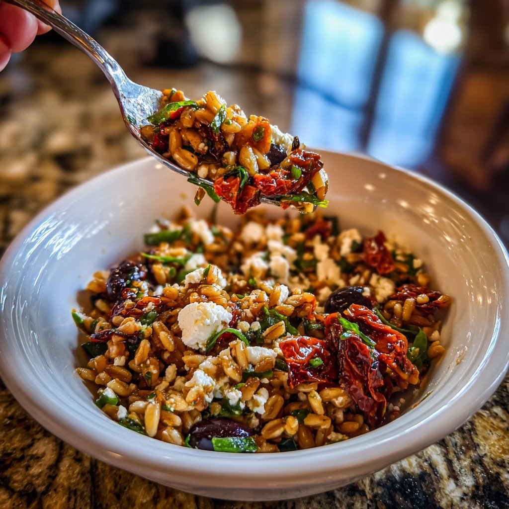 Mediterranean Farro Salad