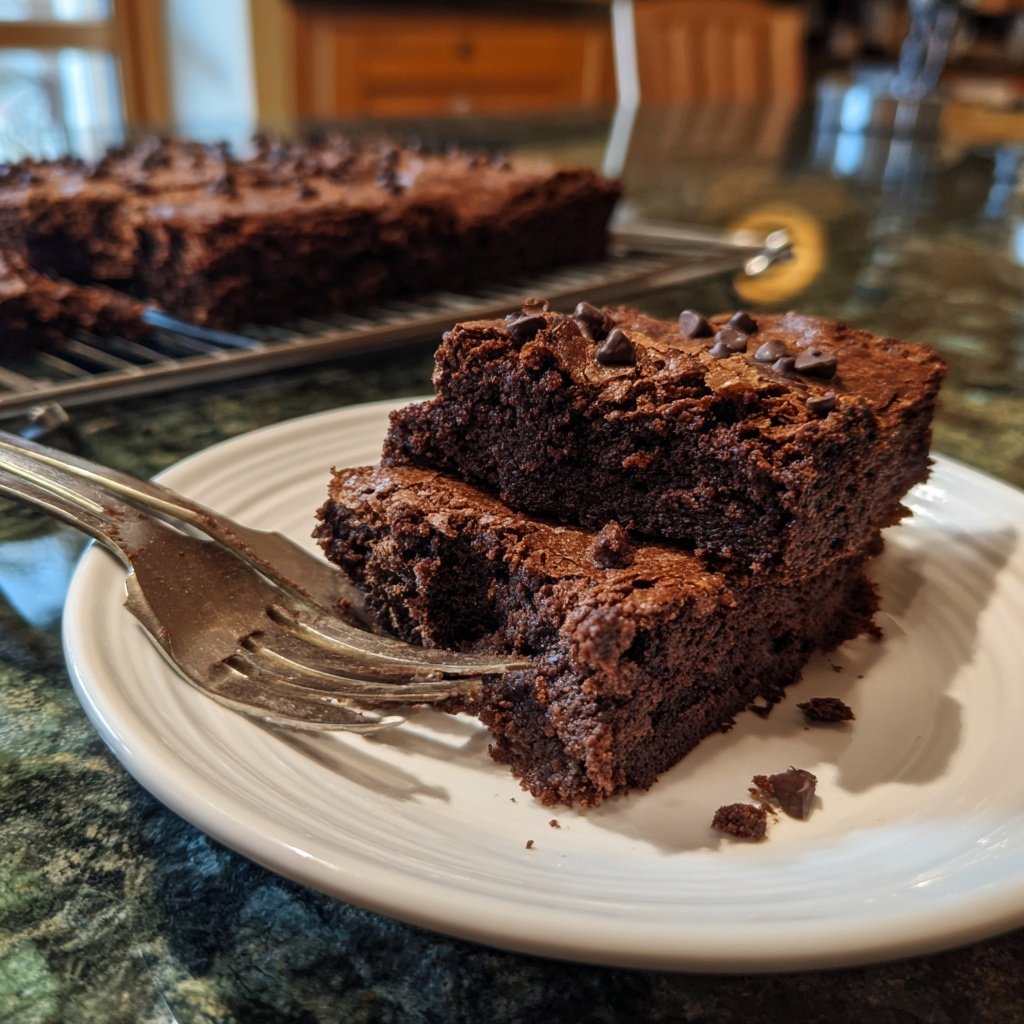 Cottage Cheese Brownies with Cocoa Nibs