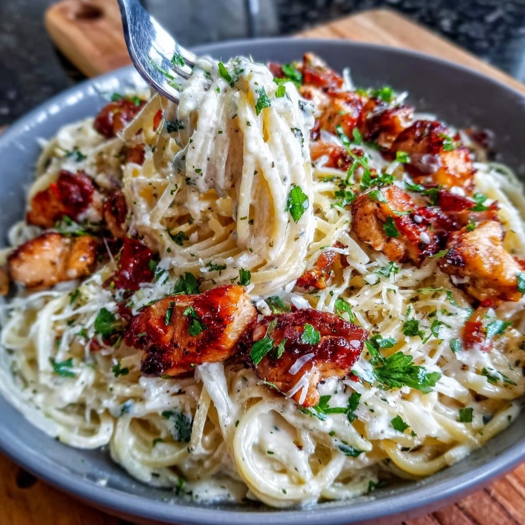 Chicken Pasta With Lemon Cream Sauce