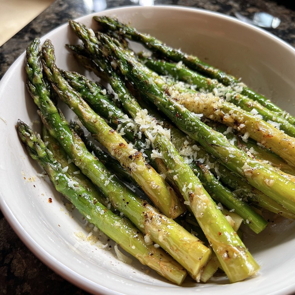 Lemon Butter Asparagus with Parmesan