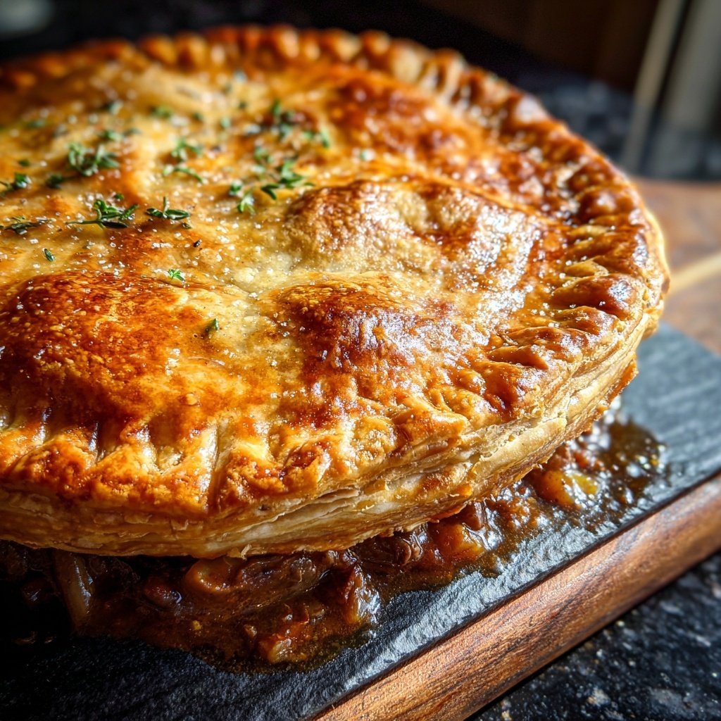 Comfort Food Beef and Mushroom Pot Pie