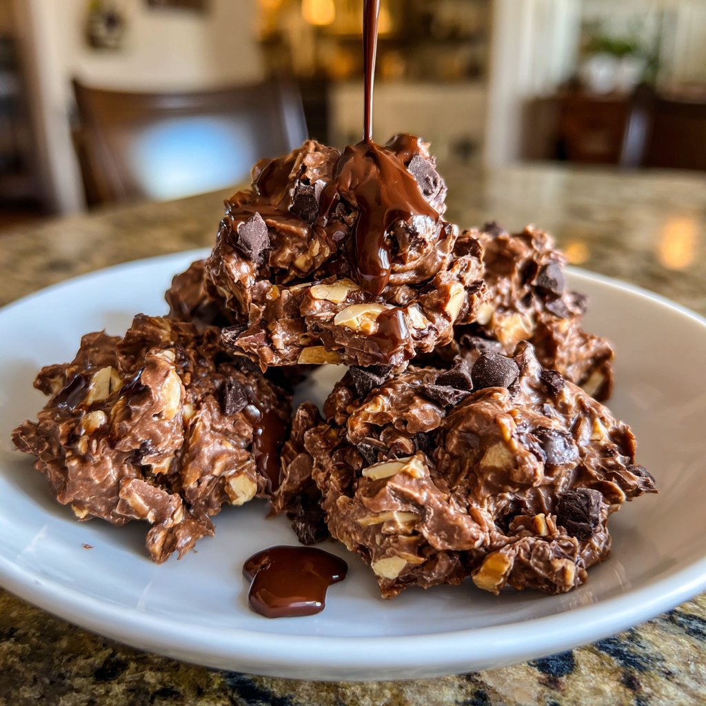 Chocolate Almond Butter Clusters