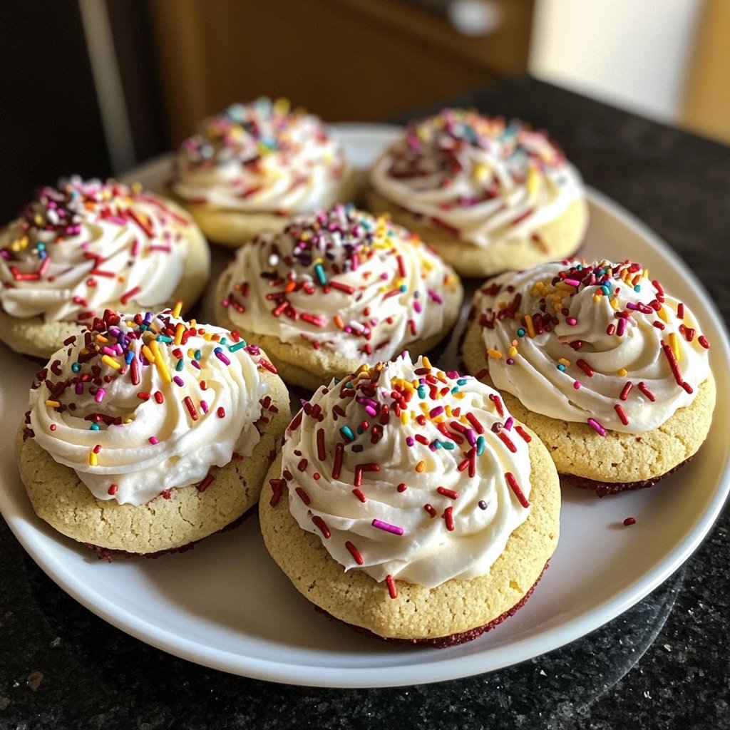 Crumbl Copycat Red Velvet Cupcake Cookies
