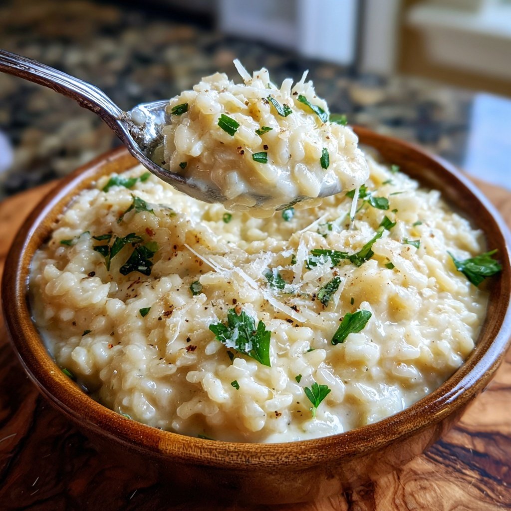 Creamy Parmesan Risotto for Date Night