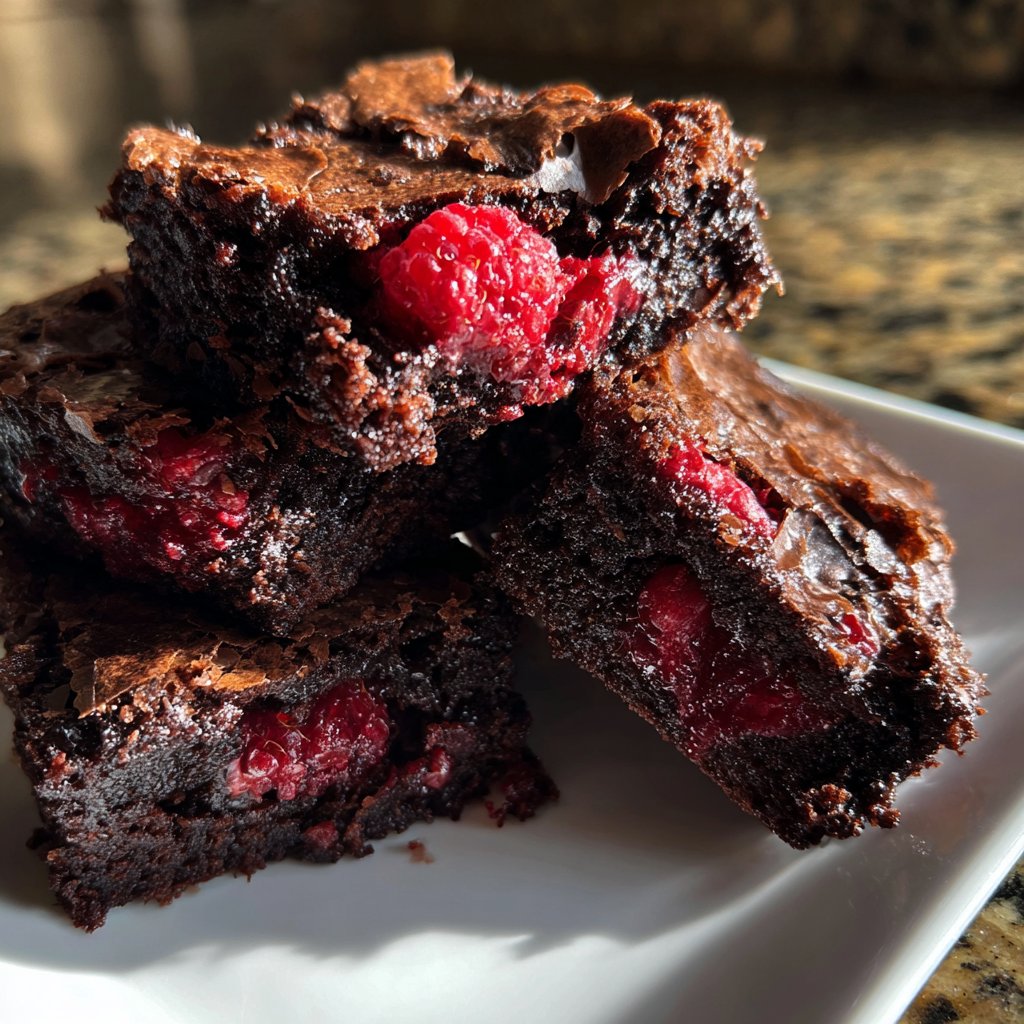 Chocolate Raspberry Brownies