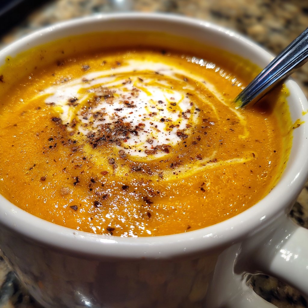 Creamy Carrot Ginger Soup