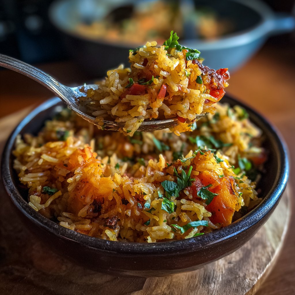 Smoky Paprika Sweet Potato Rice