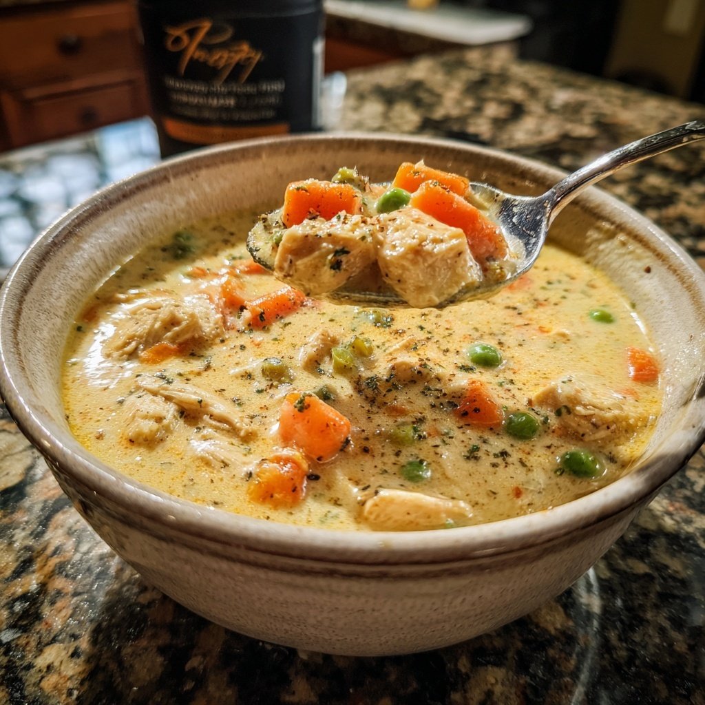 Creamy Chicken And Vegetable Soup