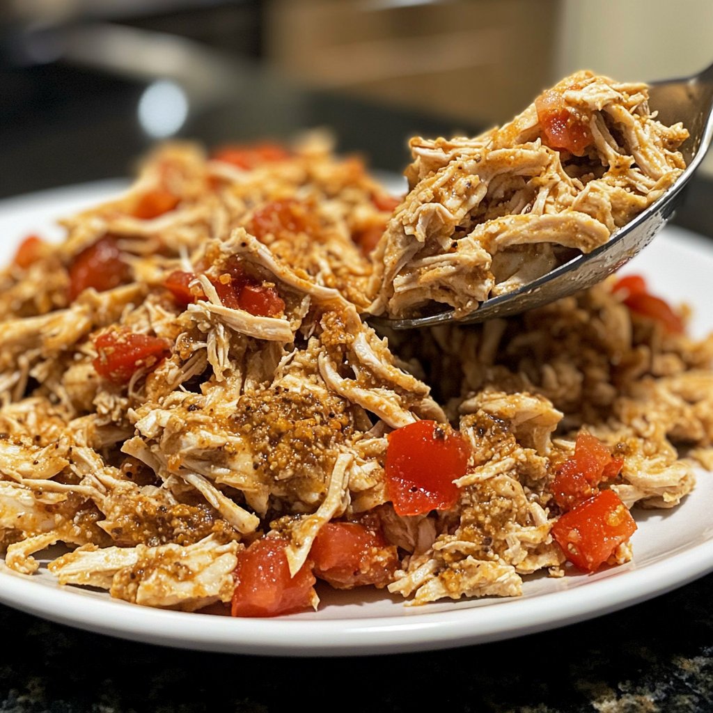 Easy Slow Cooker Chicken Taco Filling