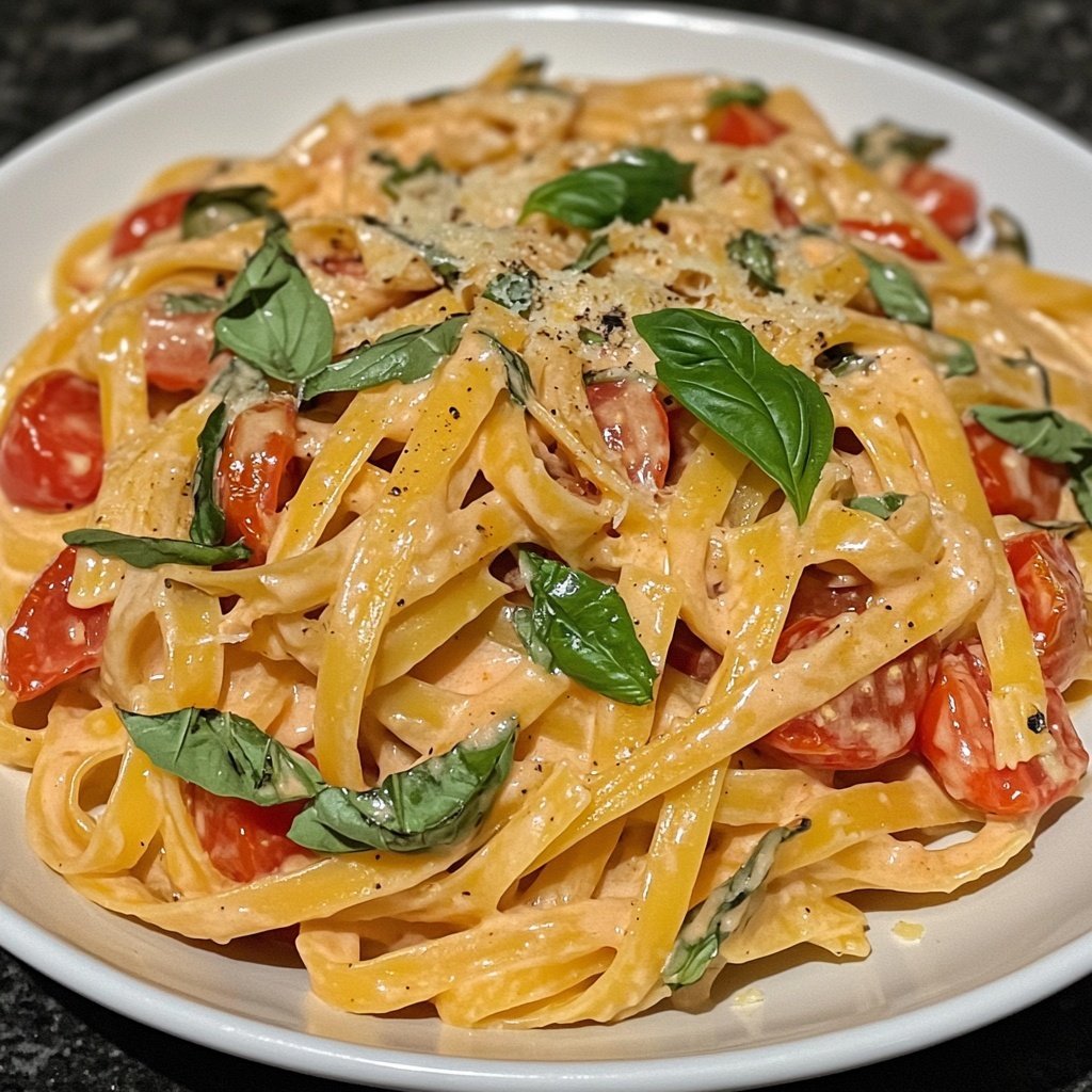 Easy One Pot Creamy Tomato Pasta