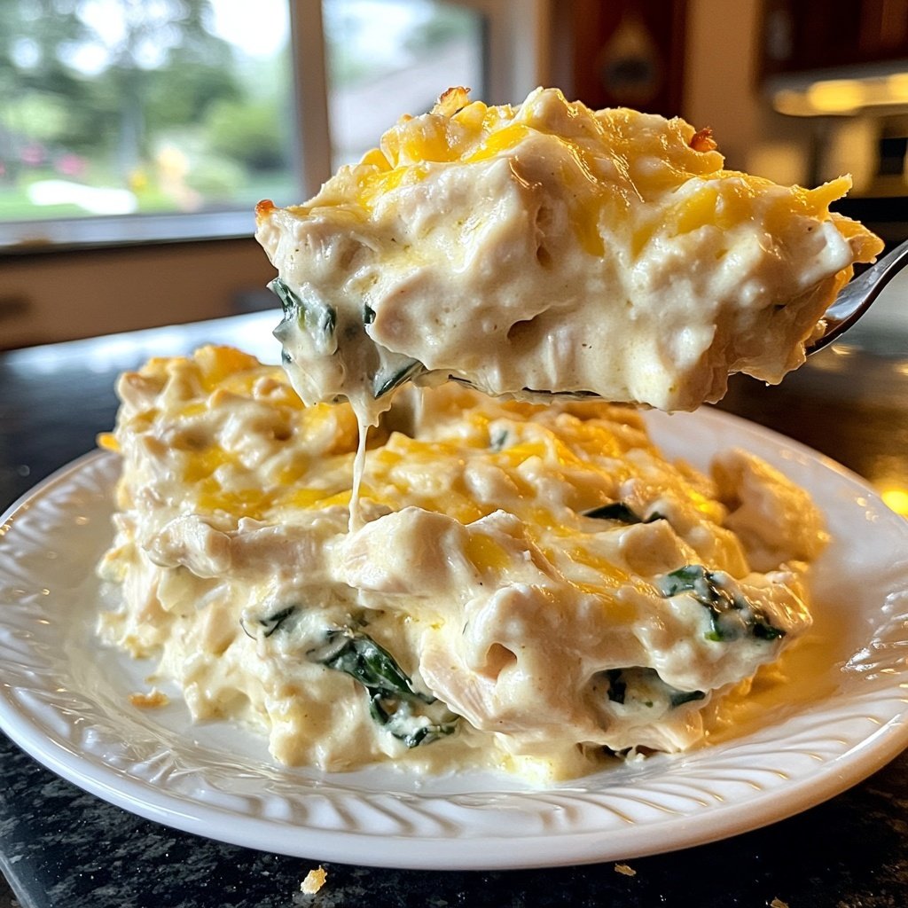 Healthy Creamy Chicken Casserole Recipe