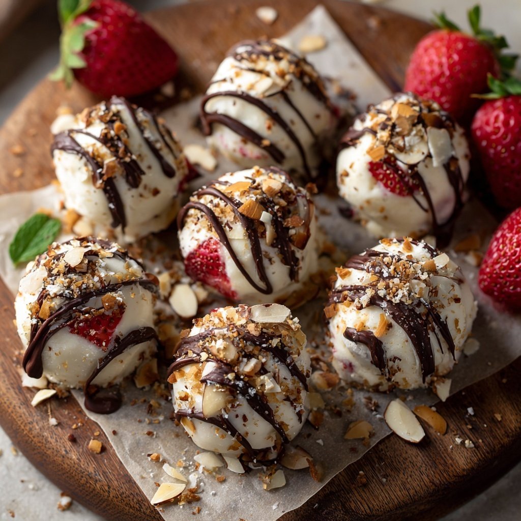 Valentines Snacks Strawberry Yogurt Bites