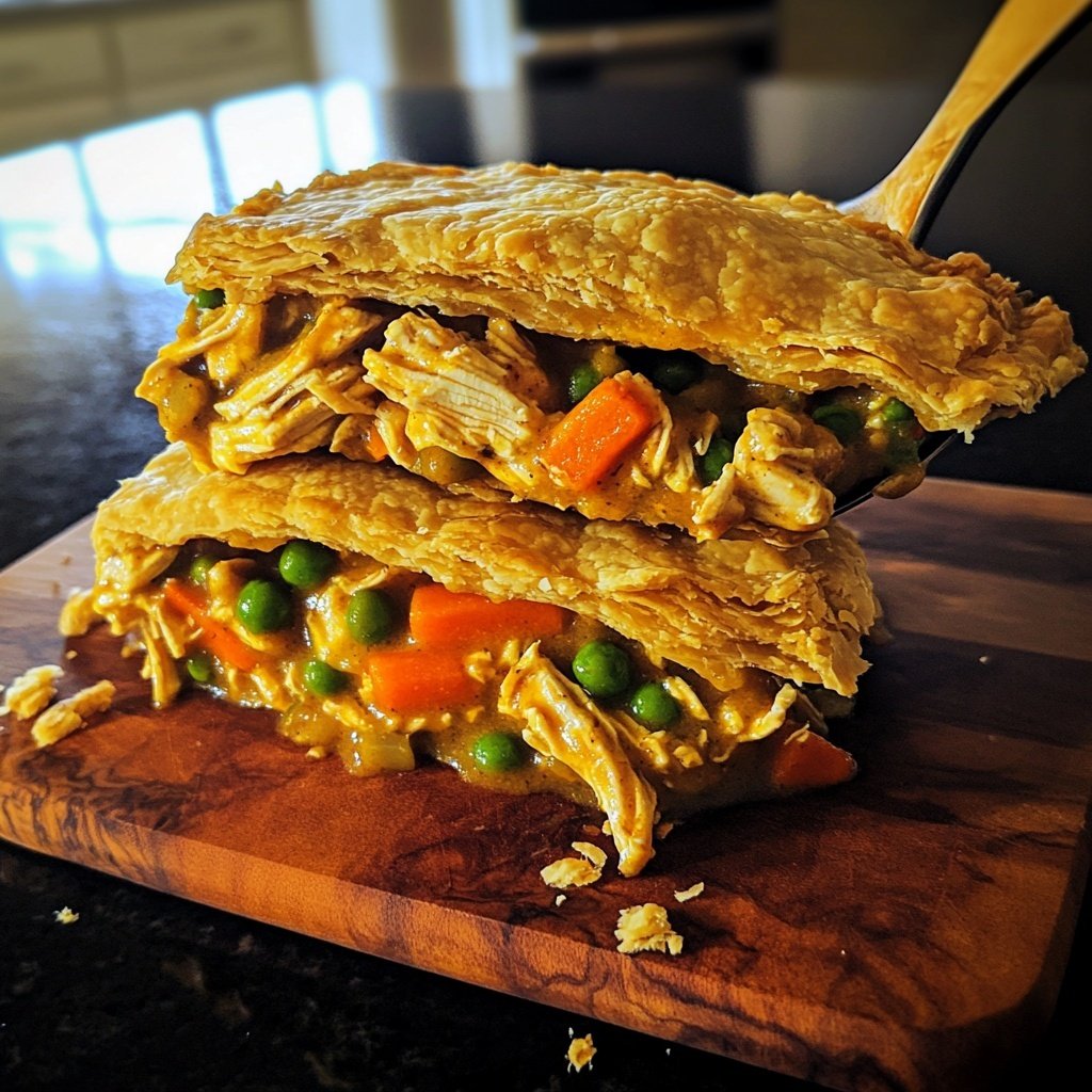 Spicy Crockpot Chicken Pot Pie Filling